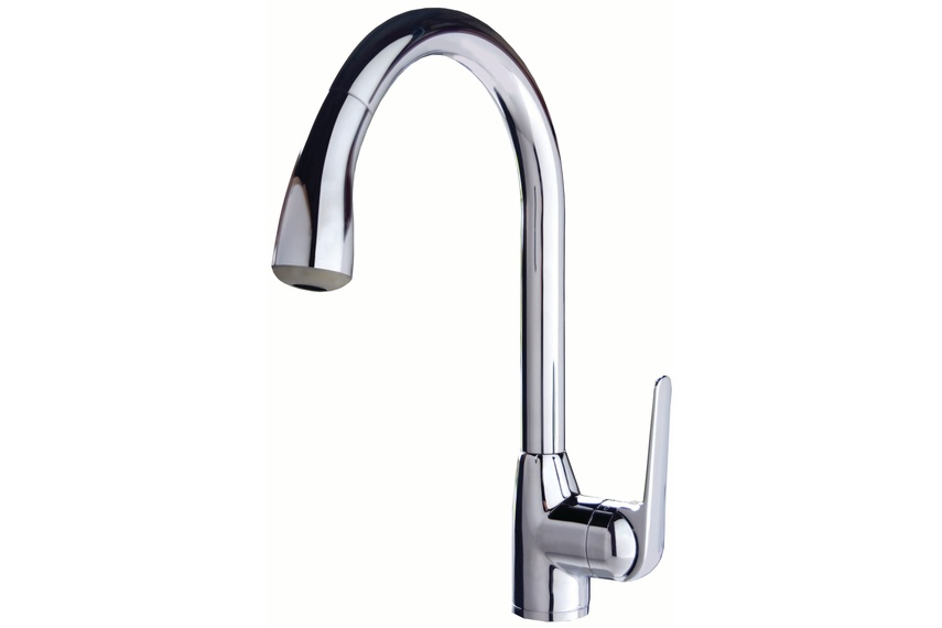 Deluxe pull-down sink mixer.