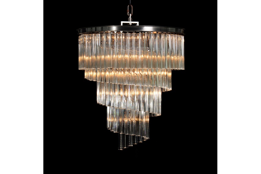 Paradise chandelier brings ancient drama and modern glamour to a room.