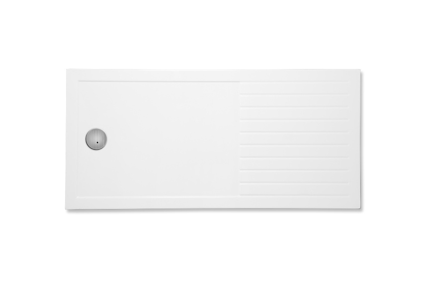 1600 x 800mm includes sealing tape and easy clean waste, upstand option available