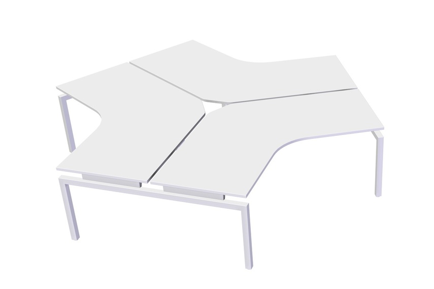 Balance 120 degree 3 pod desk.