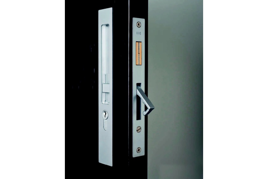 HB 638 sliding door entry lock set