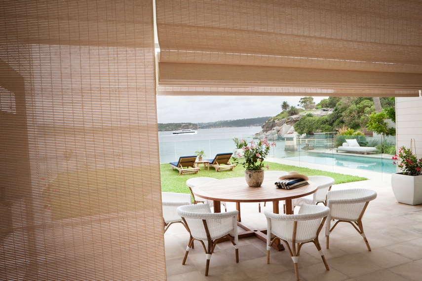 Interior Woven timber blinds