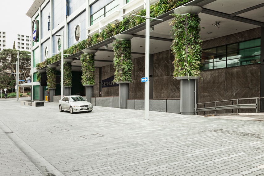 Skycity Green Wall on Federal St by GreenAir