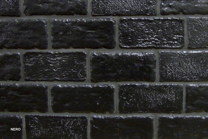 Muro Vecchio bricks in black.