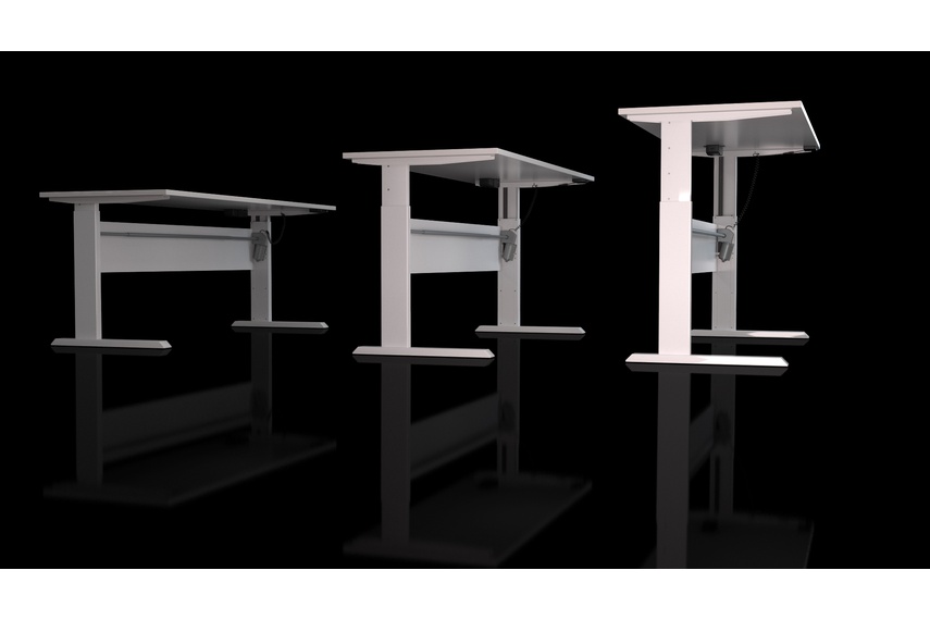The classic design of the Surge desk makes it perfect for any work space