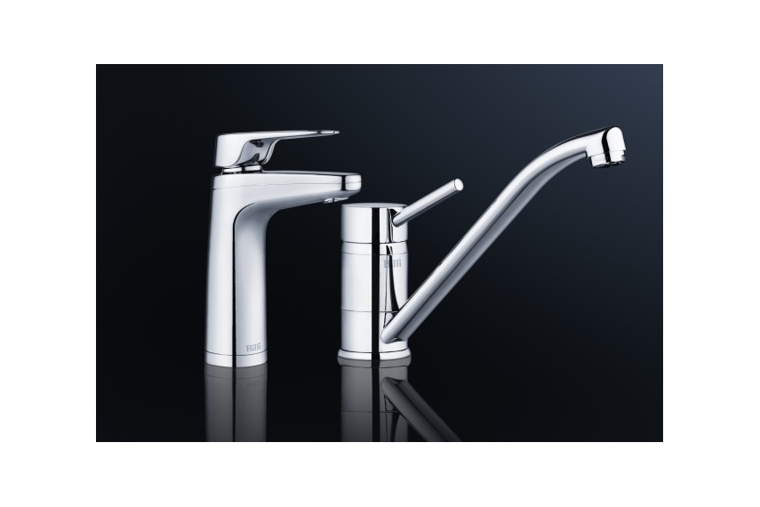 Billi XL dispenser with pin lever mixer shown in chrome