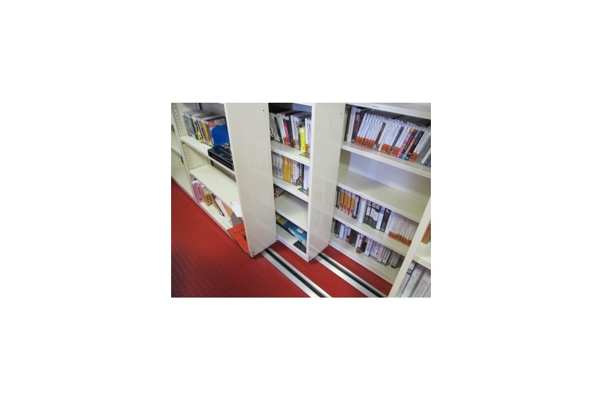 Shuttle shelving.
