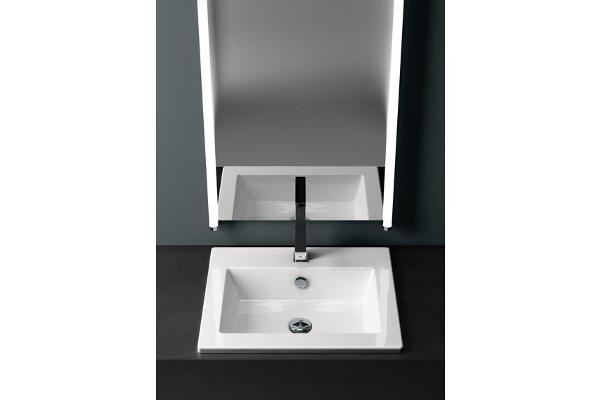 Smooth inset basin