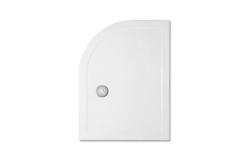 1200 x 900mm Left-hand curve, includes sealing tape and easy clean waste, upstand option available