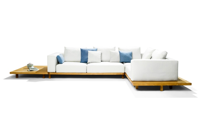 Render of the Vis à Vis sofa.