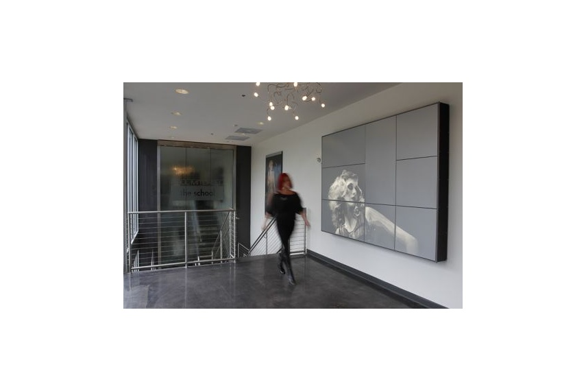 Pixels is a unique process that creates custom perforated images from photographs to brand logos