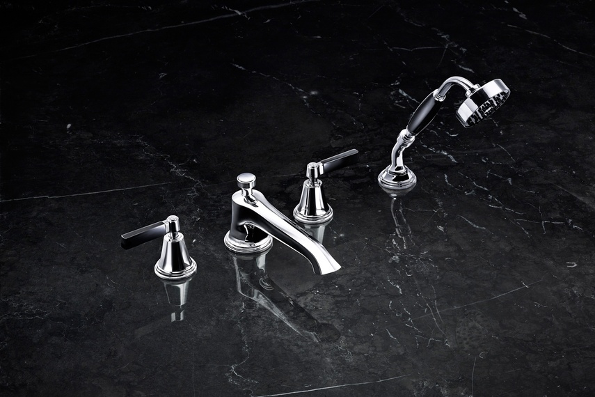 Style Moderne 4 hole bath shower mixer