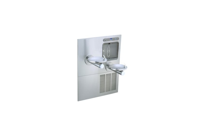 The Elkay architectural EZH2O water station.