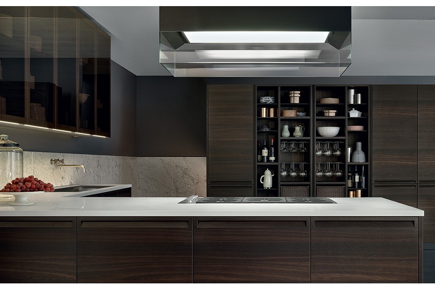 The possibility to combine different materials and finishes gives Minimal the ability to propose extremely original kitchen solutions.