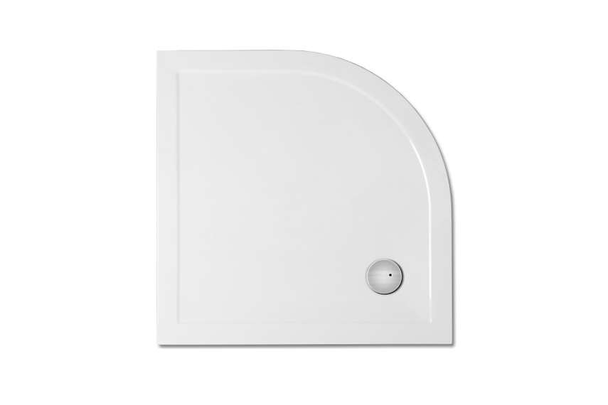 900 x 900mm Right-hand curve, includes sealing tape and easy clean waste, upstand option available
