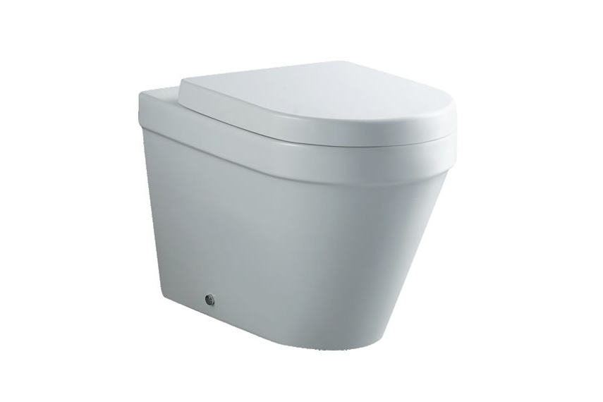 OZ14-C with inwall cistern, soft close seat, white face plate
