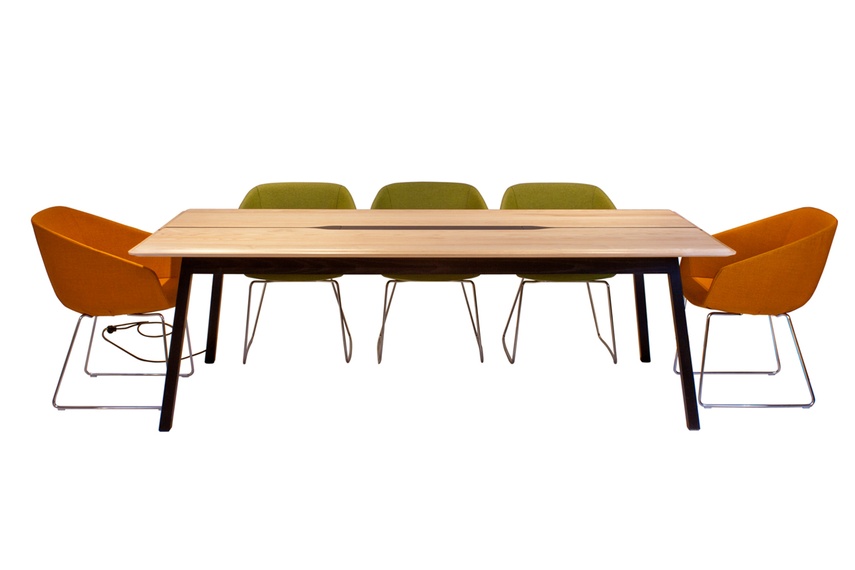 The Pi table is available in a range of sizes and finishes.