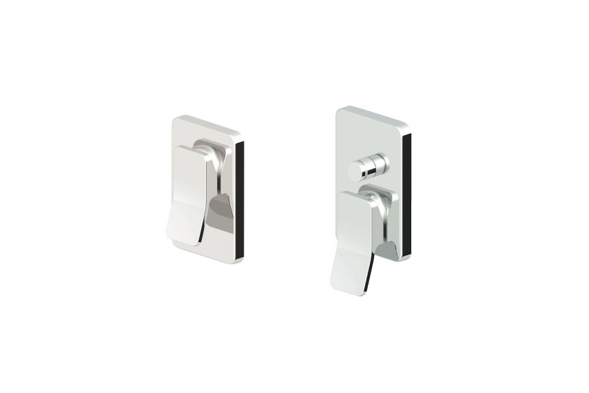 Soft shower and divertor mixer