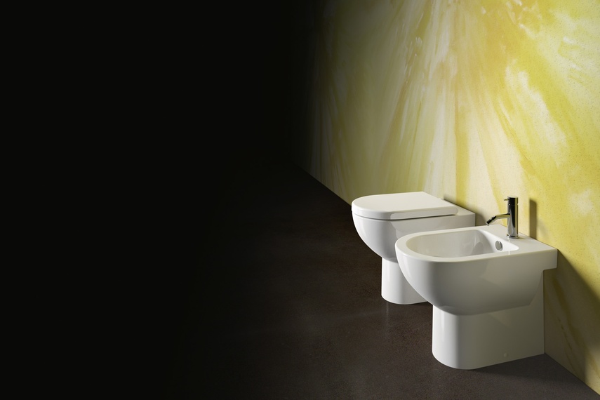 Sfera 54- floor mounted toilet and bidet