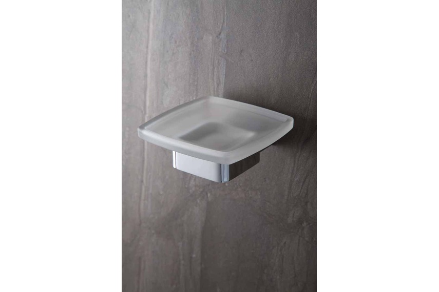 Smooth soap dish.