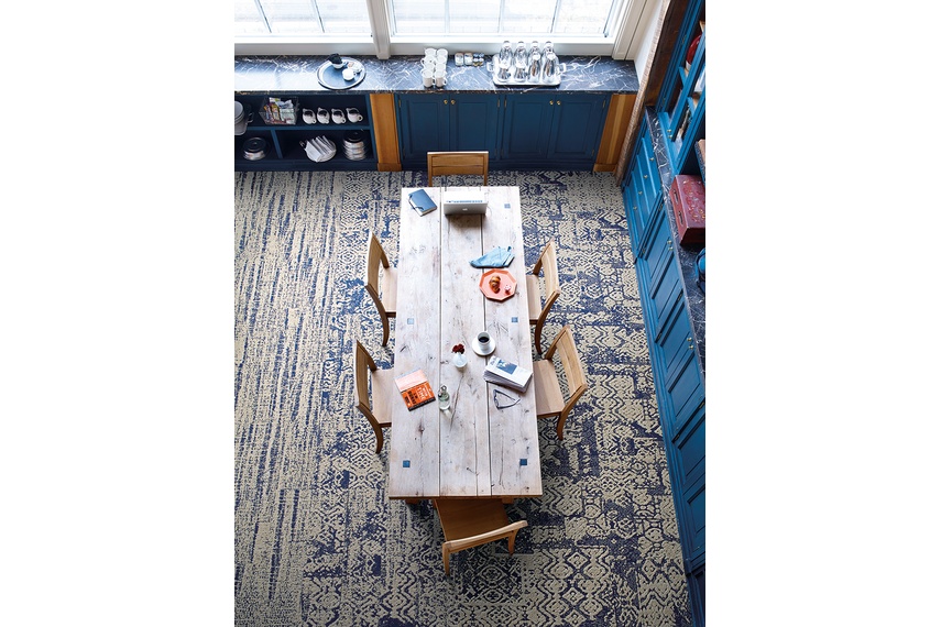 Narratives carpet tile collection.