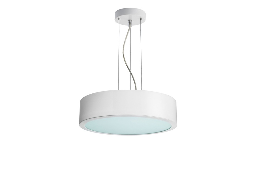 Matrix pendant in high gloss white