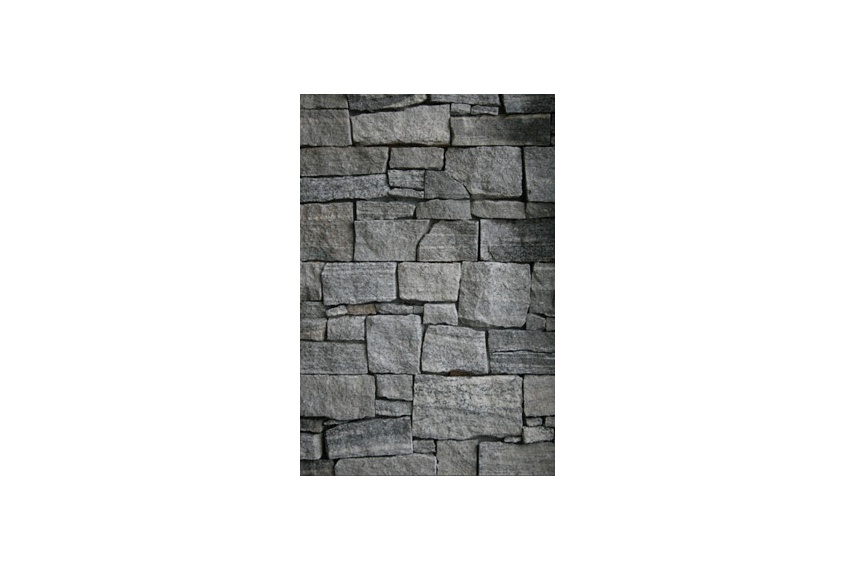 Westlands schist partially completed feature wall