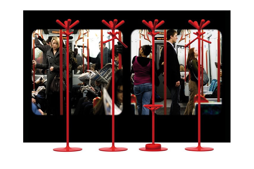 Pop coat stand