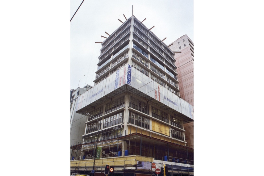Structural glass refurbishment - Featherston St, Wellington