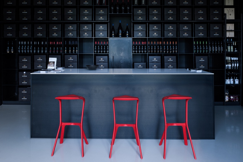 Miura stackable stool by Plank