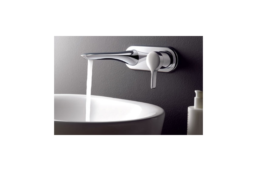 Melange concealed wall mounted basin mixer