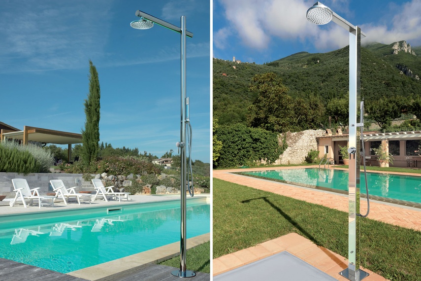 Fontealta- Outdoor showers are available with handshowers
