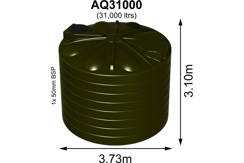 Aqua water storage tank – 31,000L