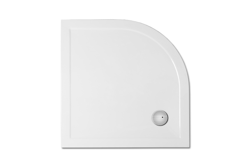 1000 x 1000mm Right-hand curve, includes sealing tape and easy clean waste, upstand option available