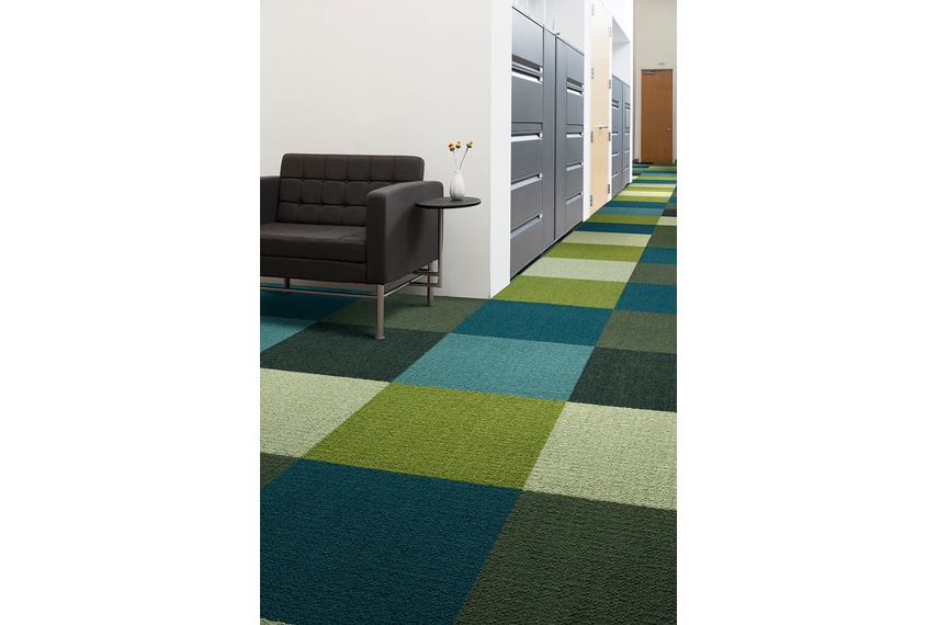Monochrome carpet tile – Multicolour